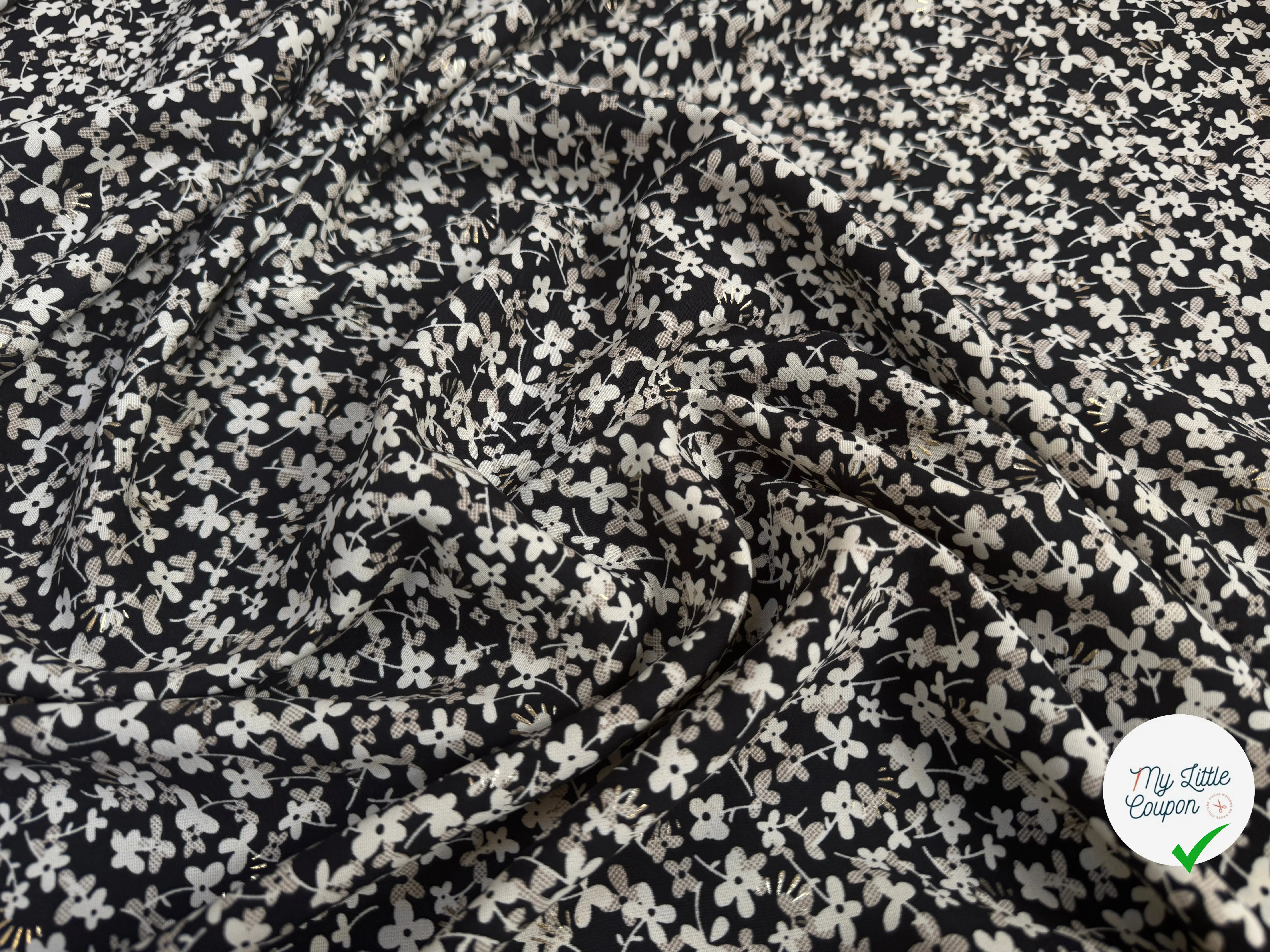 WOOLPEACH FLEURS REFLET DORÉ - My Little Coupon