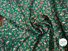 WOOLPEACH FLEURS REFLETS OR FOND VERT - My Little Coupon