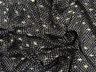 WOOLPEACH FOND NOIR MOTIFS MARRON AVEC DETAILS DORE - My Little Coupon