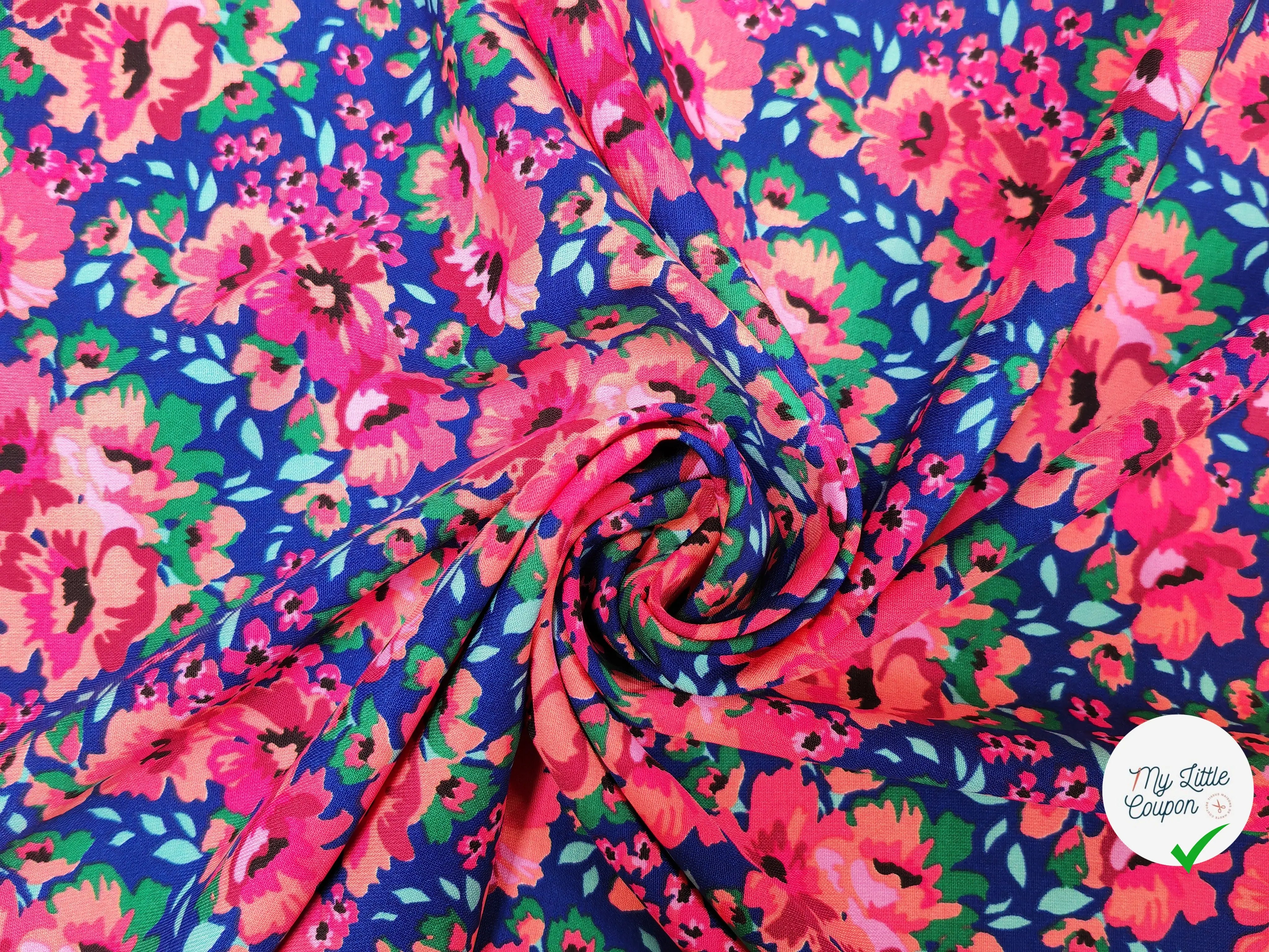 WOOLPEACH GROSSE FLEURS STYLE PEINTURE AMBIANCE FROIDE - My Little Coupon