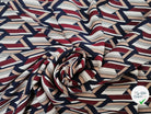 WOOLPEACH ILLUSION D'OPTIQUE MOTIF PLIÉ MARINE & BORDEAUX - My Little Coupon