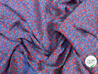 WOOLPEACH PTITE FLEURS ROUGE FOND BLEU - My Little Coupon