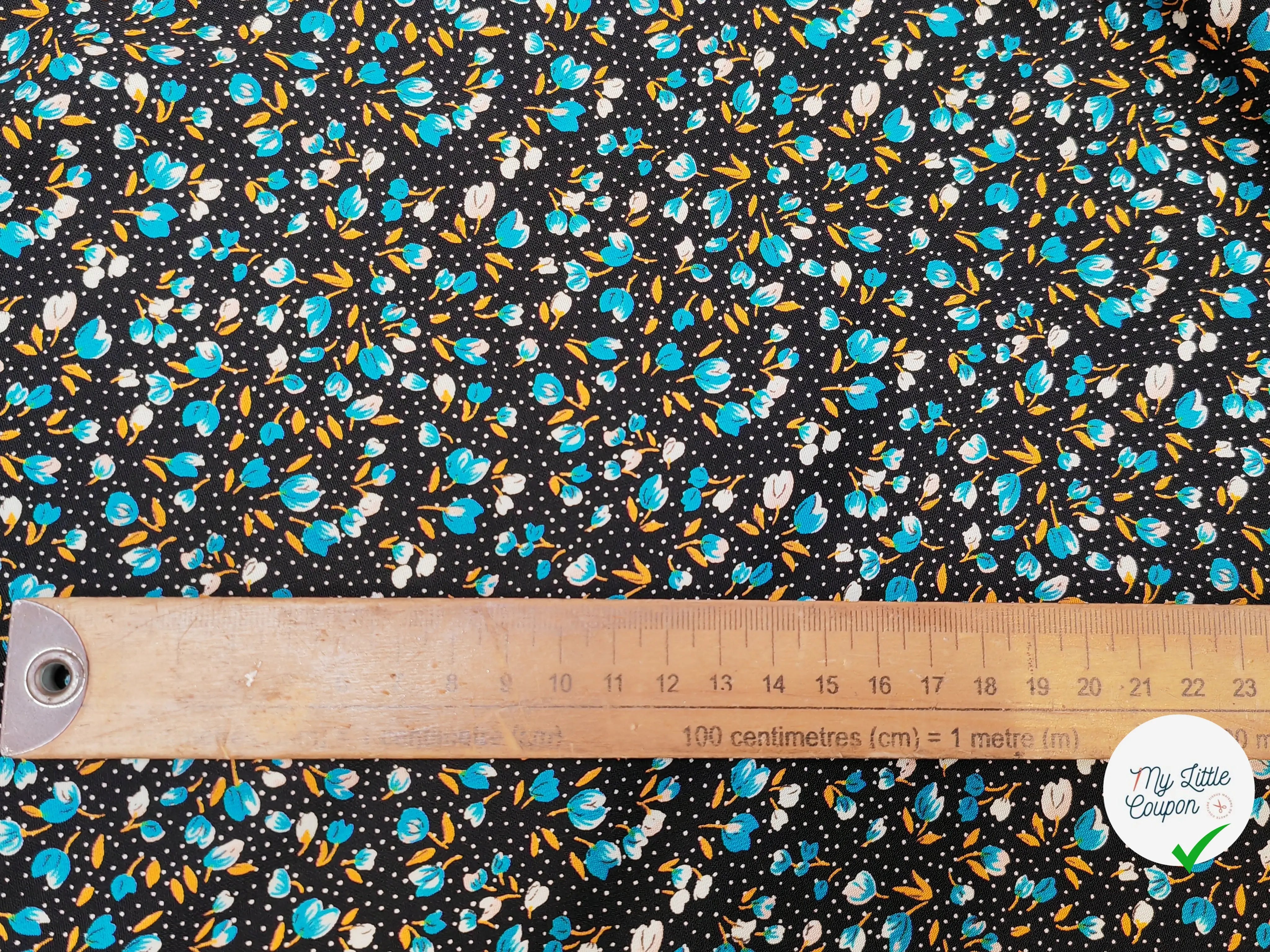 WOOLPEACH PTITES FLEURS BLEU CLAIRE - My Little Coupon