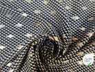 WOOLPEACH P'TIT CERCLE BICOLORE RAYURE ARGENTÉ FOND BLEU FONCÉ - My Little Coupon