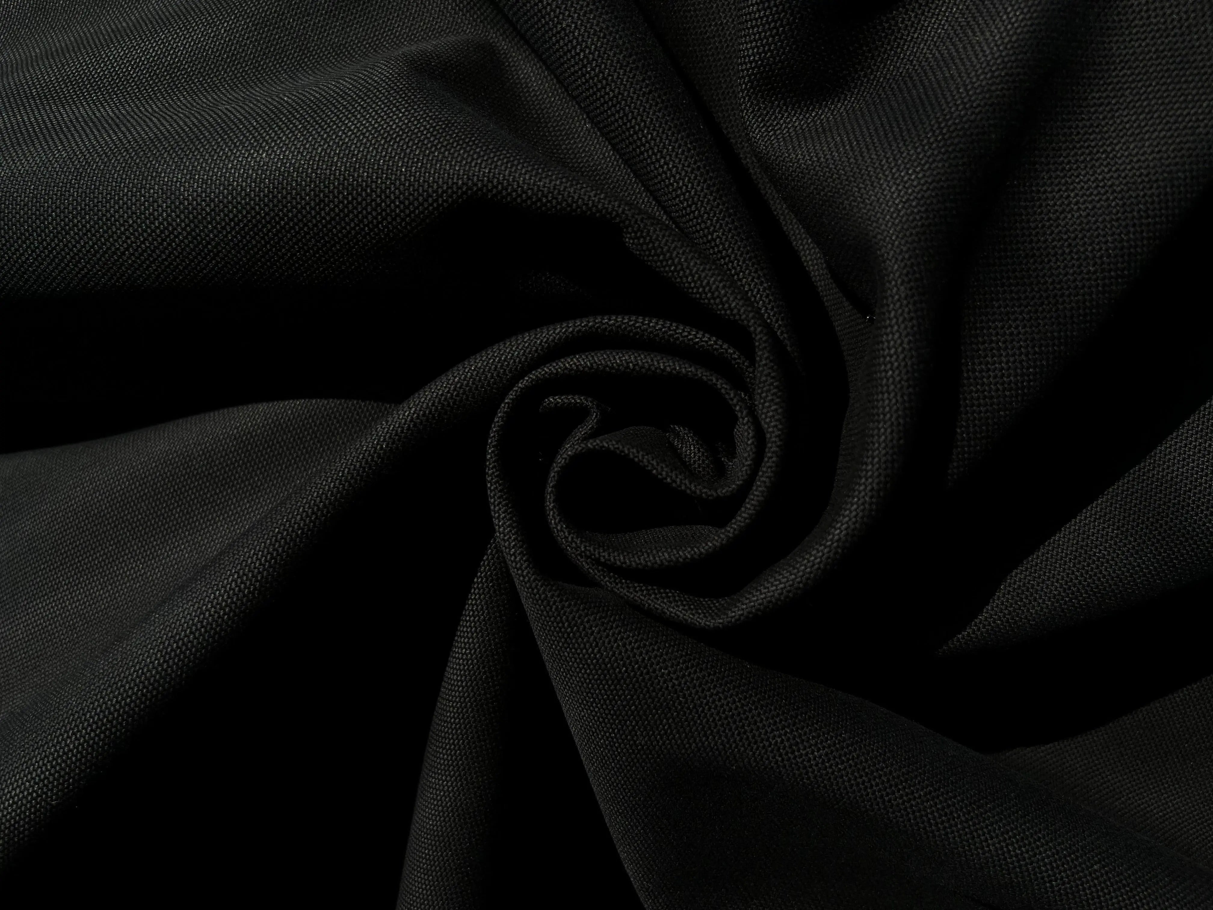 BACHETTE DE COTON LOURDE BLACK - My Little Coupon - tissu - coudre