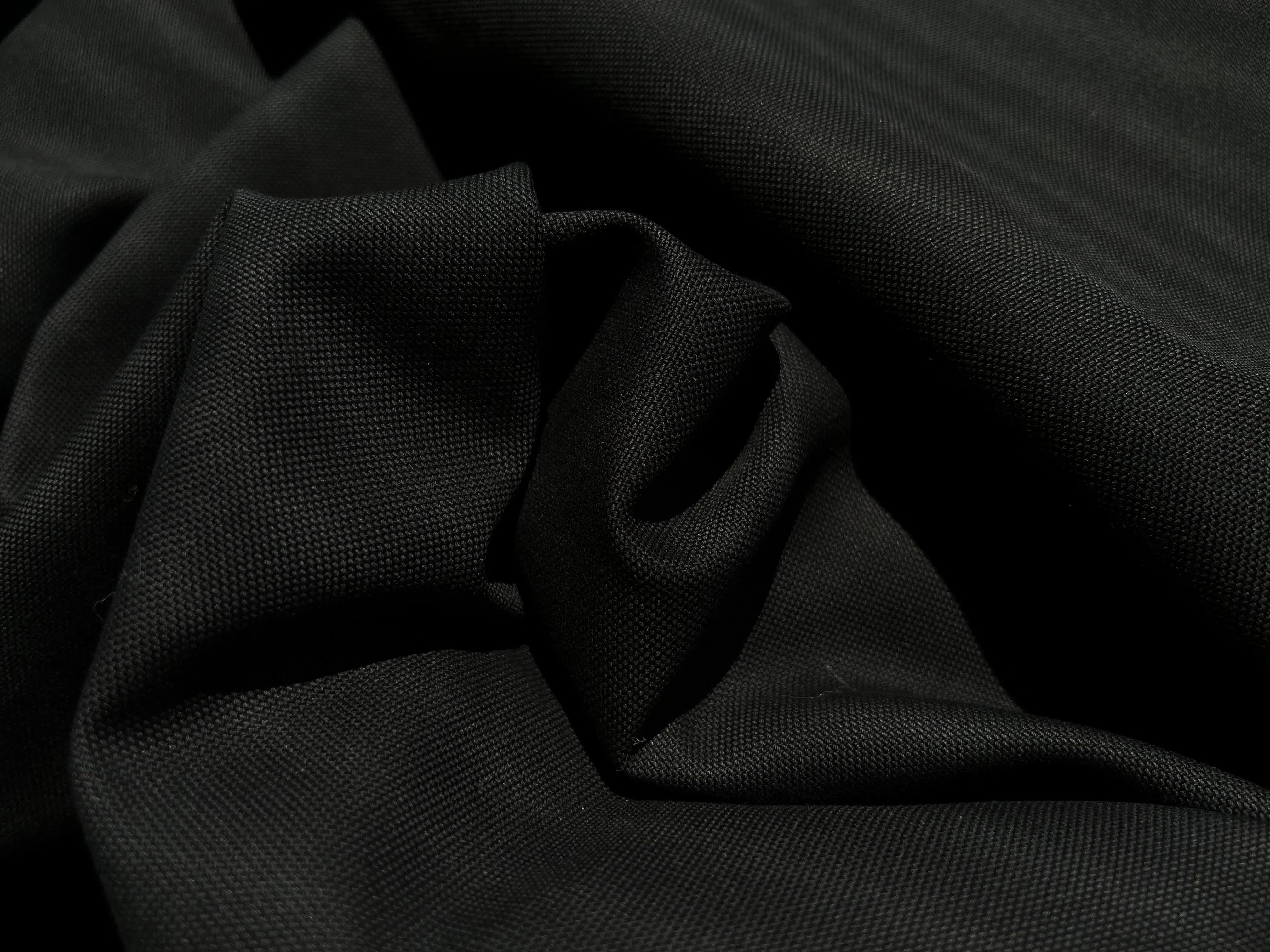 BACHETTE DE COTON LOURDE BLACK - My Little Coupon - tissu - coudre