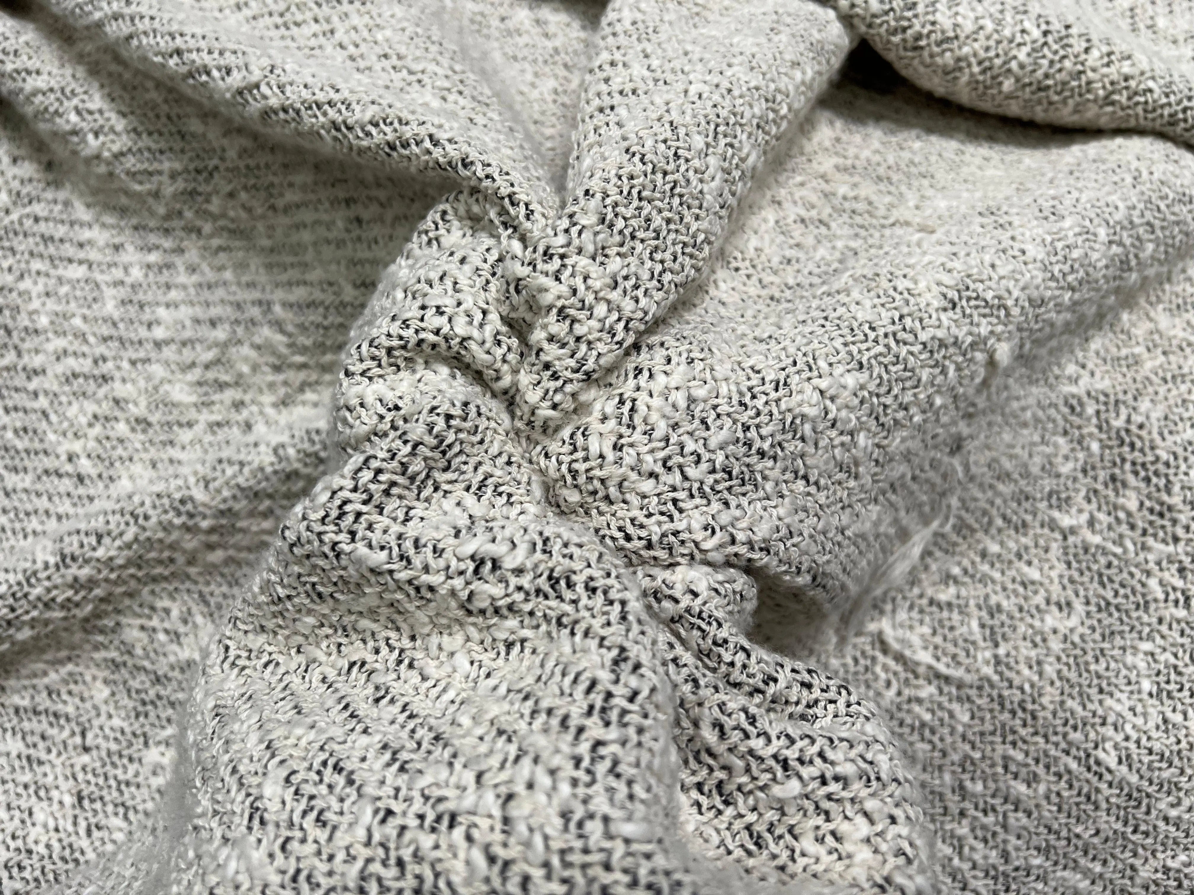 BOUCLETTE MI SAISON NOIR ET SABLE - My Little Coupon - tissu - coudre