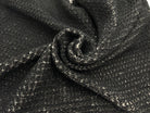 BOUCLETTE REVERSIBLE NOIR SUR BLANC CASSÉ FAÇON TRICOT - My Little Coupon - tissu - coudre