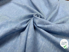 CHAMBRAY COTON LIN, Downy Blue - My Little Coupon