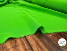 CREPE DE CHINE SOIE UNIE VERT PRESQUE FLUO - My Little Coupon