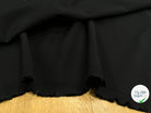 CREPE VISCOSE SERGEE NOIR UNI STRETCH - My Little Coupon