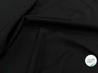 CREPE VISCOSE SERGEE NOIR UNI STRETCH - My Little Coupon