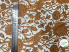 CRÉPON IMPRIMÉ ORNAMENT MIEL - My Little Coupon - tissu - coudre