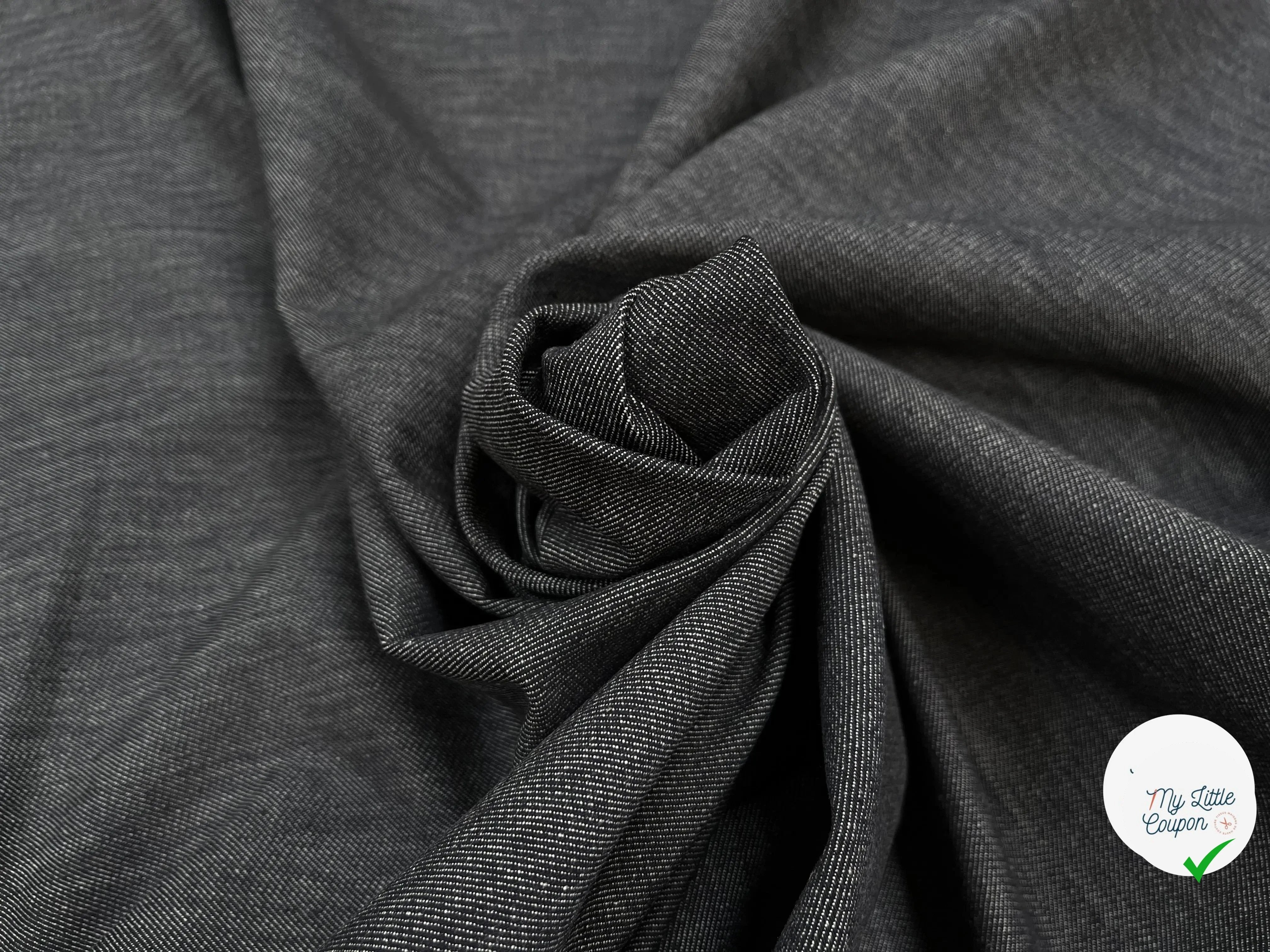 DENIM STRETCH GRIS ANTRHACITE - My Little Coupon