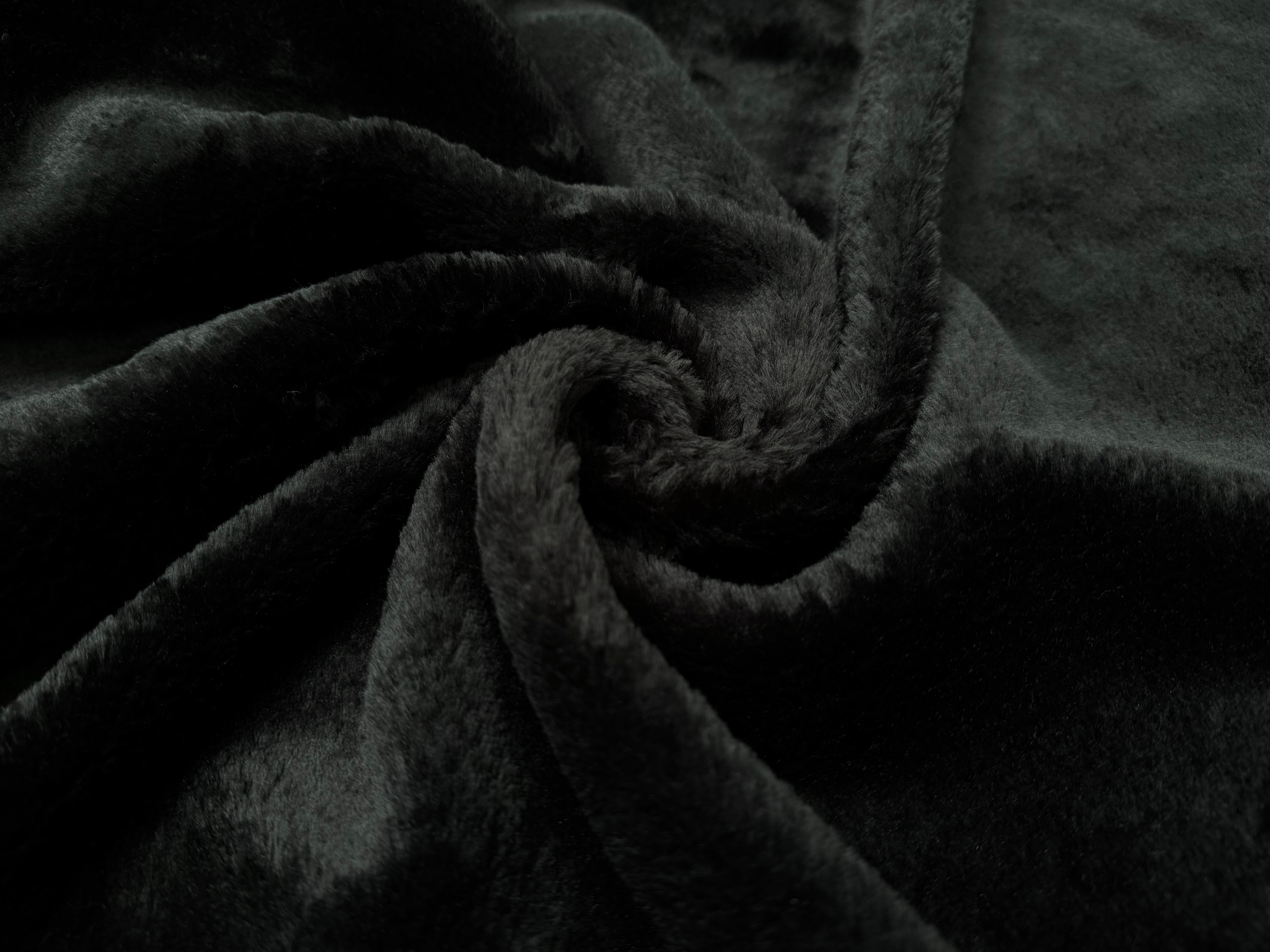 (chute) FOURRURE ENVERS COLLÉ SWEET BLACK - My Little Coupon