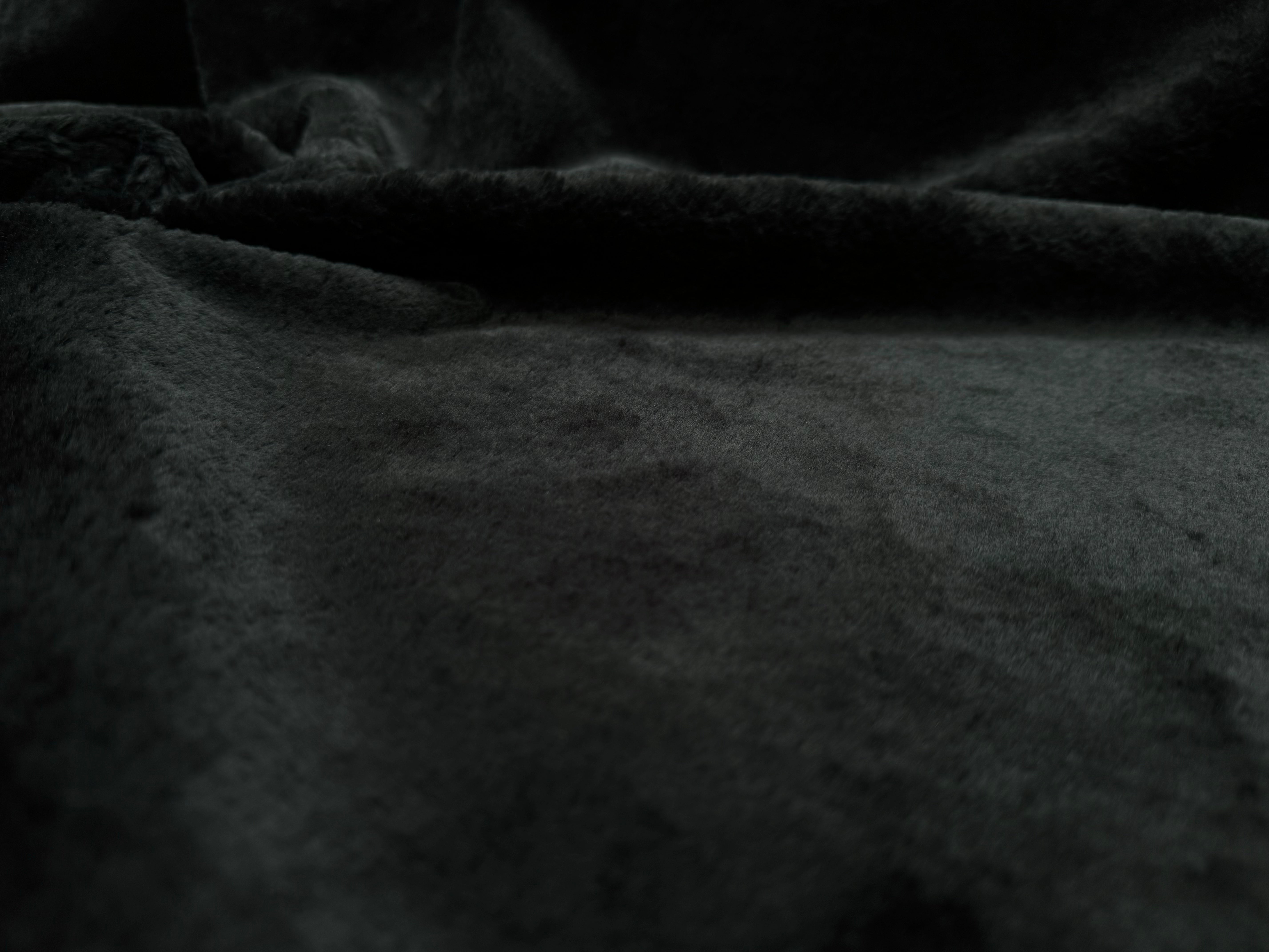 (chute) FOURRURE ENVERS COLLÉ SWEET BLACK - My Little Coupon