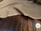 GABARDINE DE COTON COULEUR CARAMEL - My Little Coupon