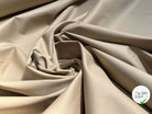 GABARDINE UNI BEIGE LEGEREMENT SATINÉ - My Little Coupon