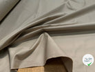 GABARDINE UNI BEIGE LEGEREMENT SATINÉ - My Little Coupon