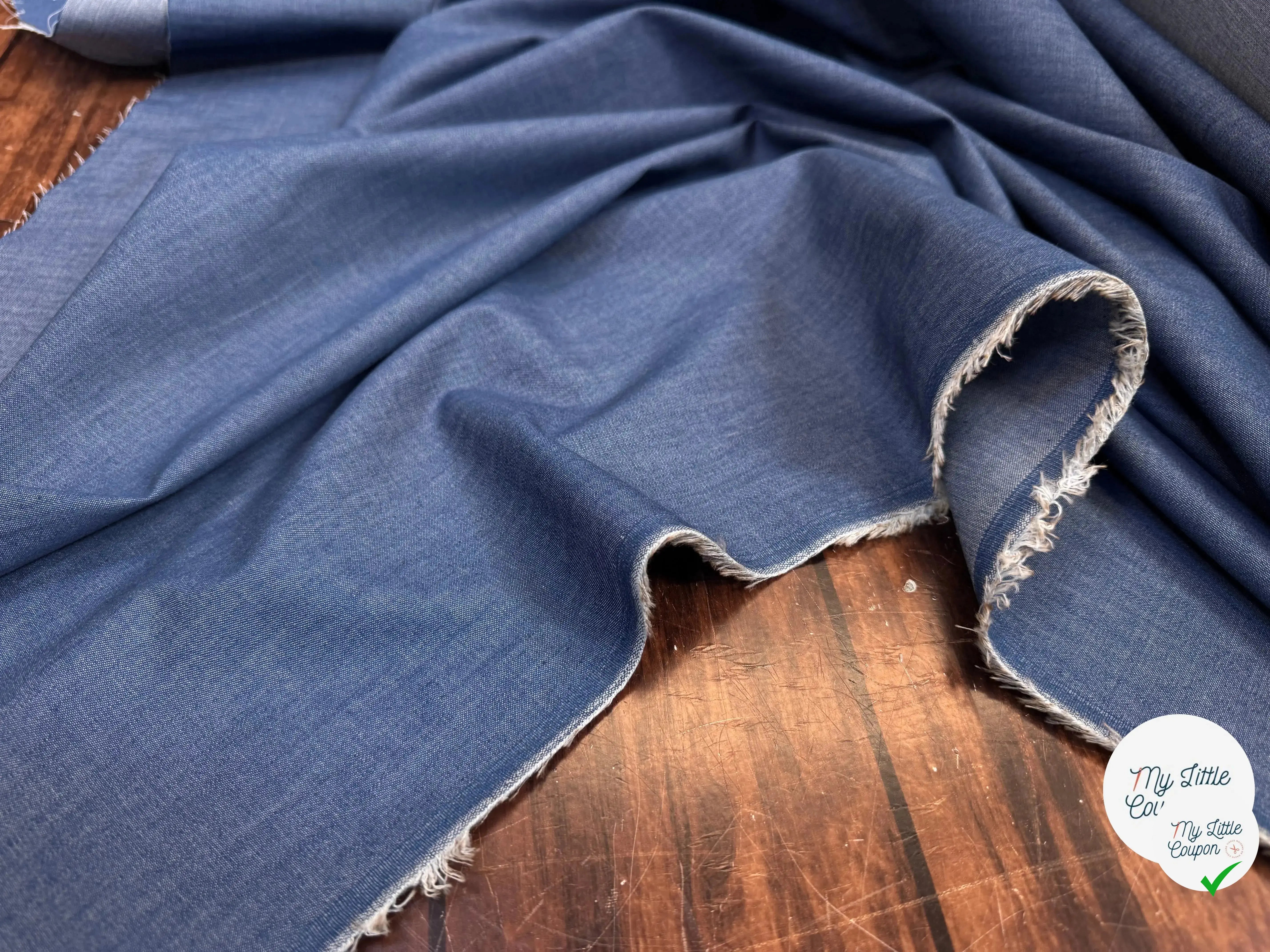 JEAN CHAMBRAY LAVÉ UNI 4806/7 - My Little Coupon