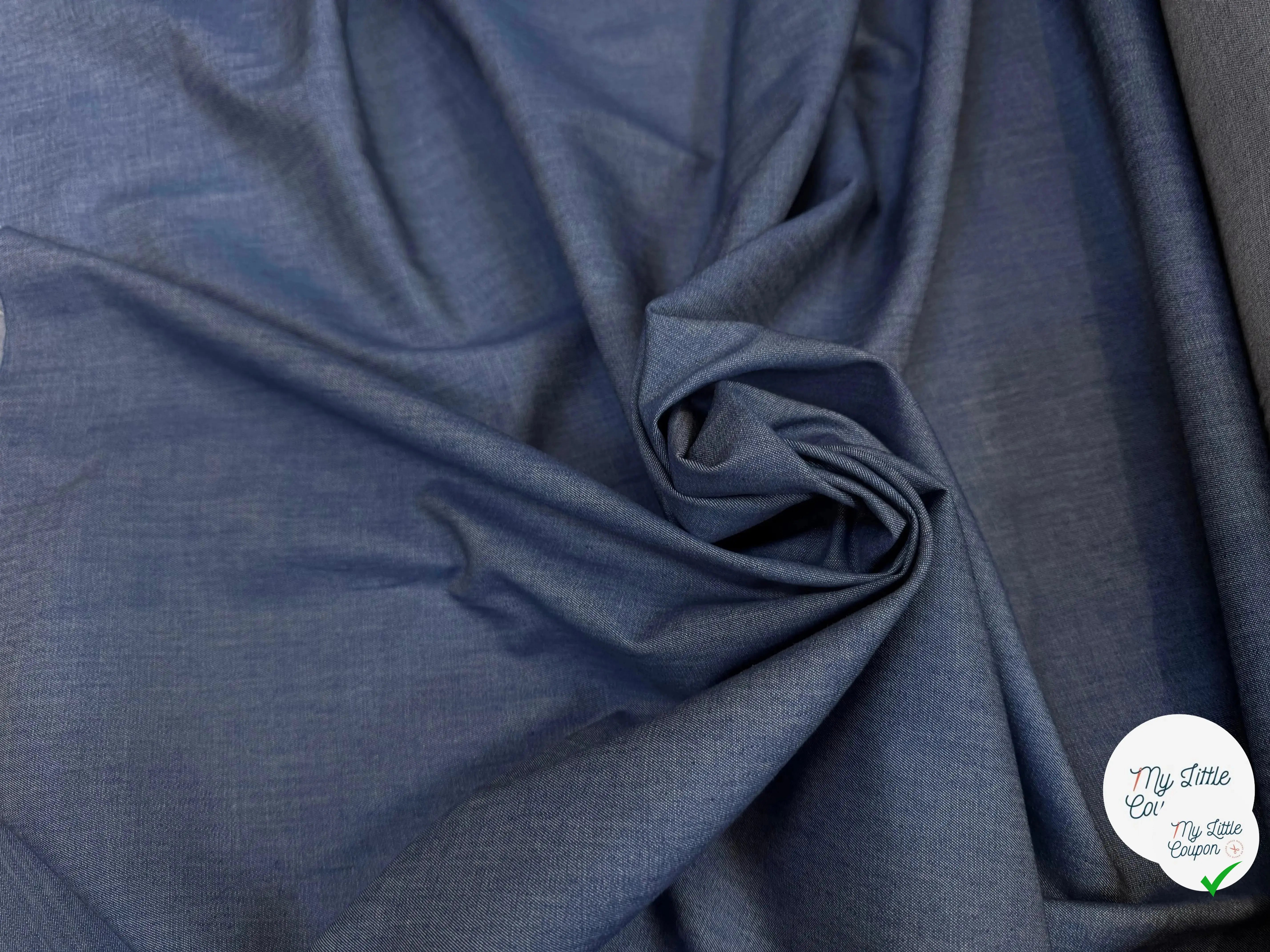 JEAN CHAMBRAY LAVÉ UNI 4806/7 - My Little Coupon