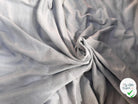 JERSEY COTON BIO GRIS TUBULAIRE 75CM MADE IN FRANCE - My Little Coupon