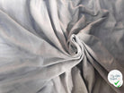 JERSEY COTON BIO GRIS TUBULAIRE 75CM MADE IN FRANCE - My Little Coupon