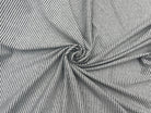 JERSEY DE COTON RAYURE NOIR CHINÉ MSO