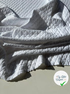 JERSEY MATELASSE BLANC LOSANGES MLC INTERN