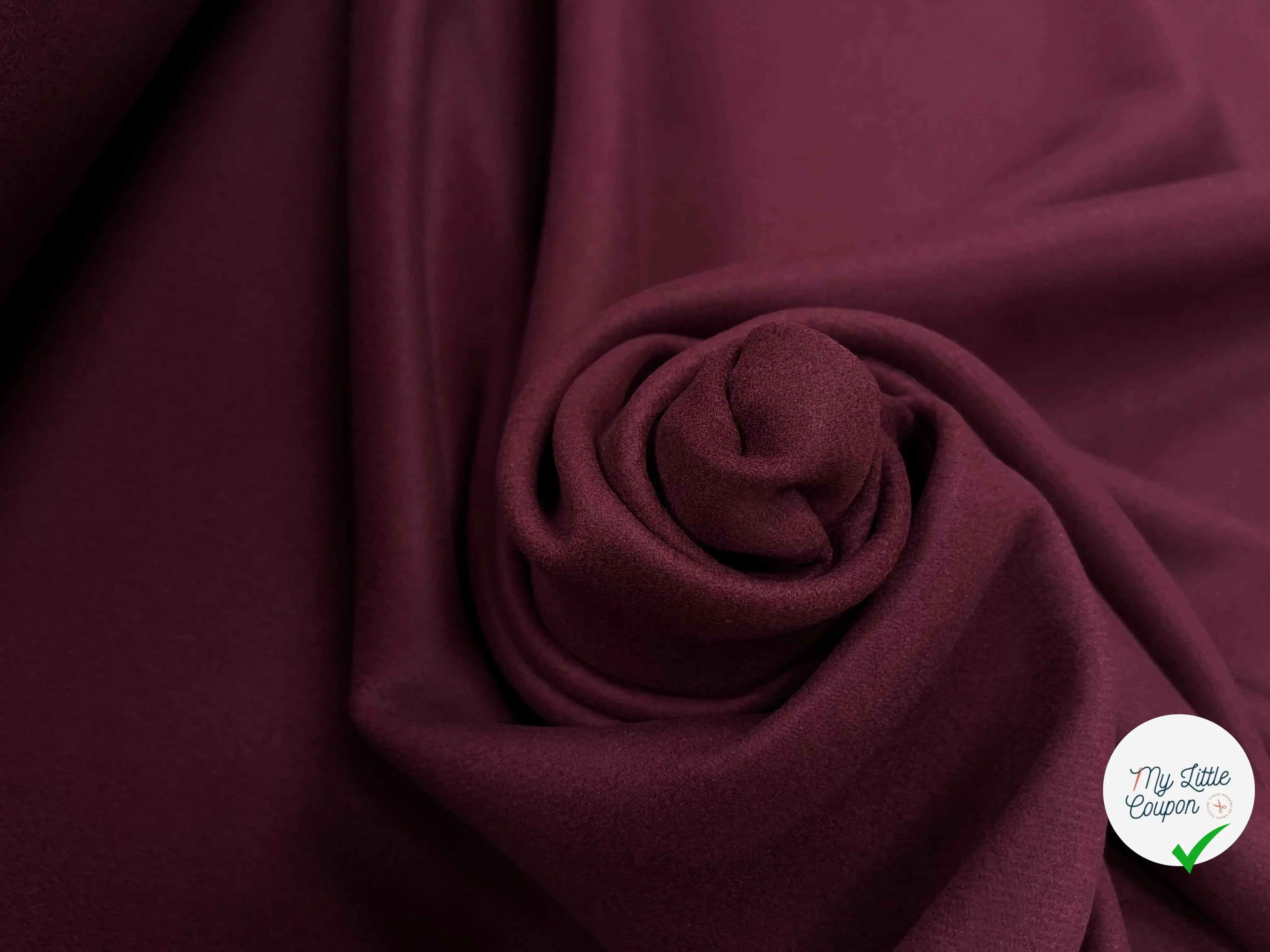 LAINE CABAN CHOCOLAT BURGUNDY STRIÉ - My Little Coupon