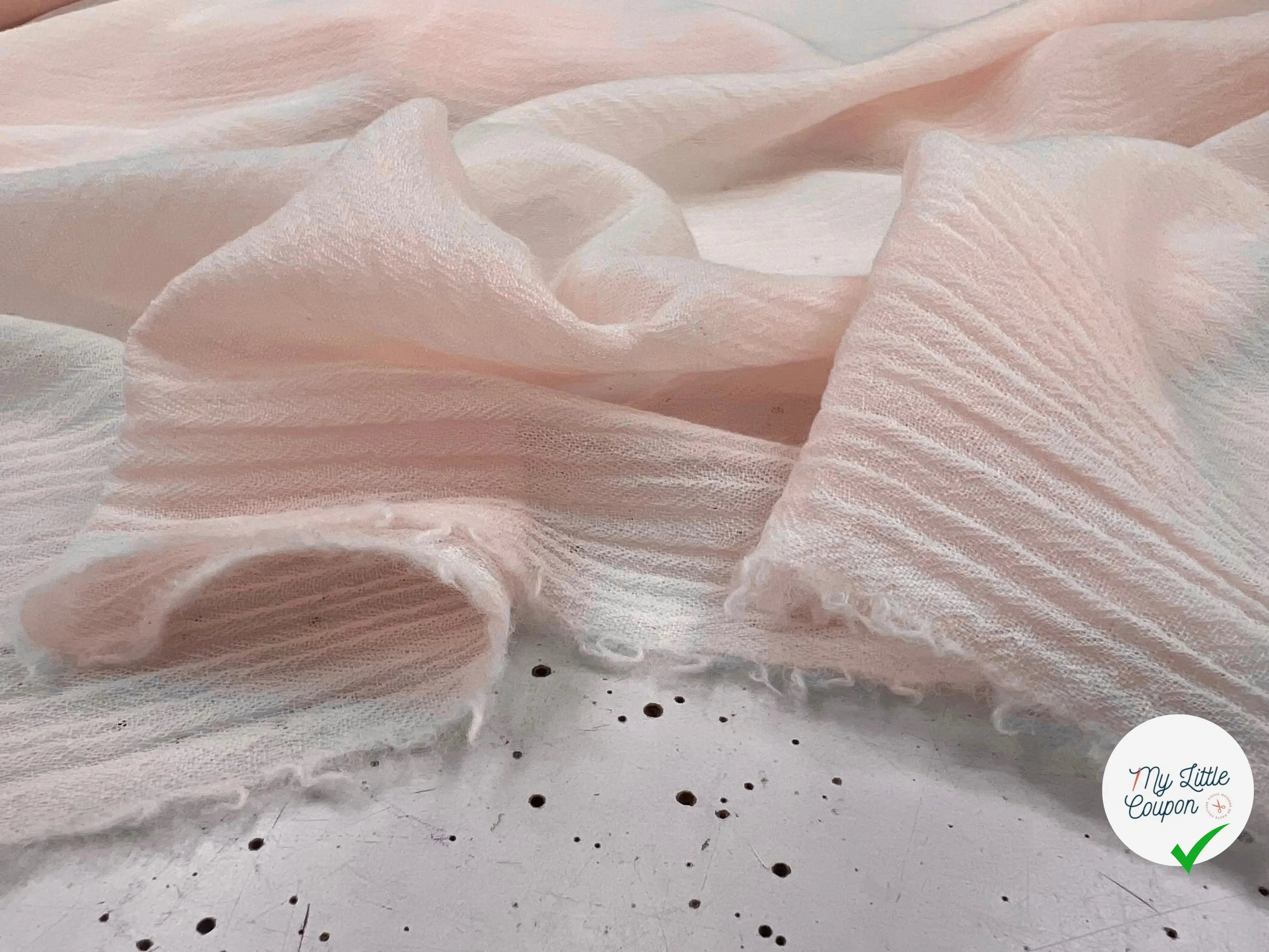 LOWER IMPACT WOOL GAUZE, Pansy Pink - My Little Coupon