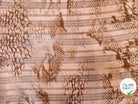 MOUSSELINE ÉCAILLES MARRON FOND SAUMON - My Little Coupon