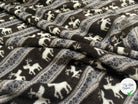 POLAIRE TRÈS DOUX ROMANCE DE CARIBOUS SUR LIT DE FLOCONS - My Little Coupon - tissu - coudre
