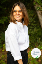 POPELINE BLANC JACQUARD MOTIF CIRCULAIRE - My Little Coupon