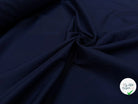 POPELINE COTON UNIE BLEU MARINE - My Little Coupon