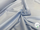POPELINE DE COTON 100% COTON A RAYURES BLANC ET BLEU À EFFET LÉGÈREMENT SATINÉ - My Little Coupon