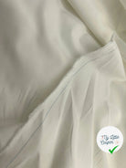 POPELINE DE COTON BLANC CASSÉ - My Little Coupon - tissu - coudre