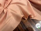 POPELINE DE COTON PETITS CARREAUX ORANGE OEKOTEX - My Little Coupon