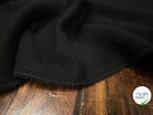 RUSTIC WOOL GAUZE, Black - My Little Coupon
