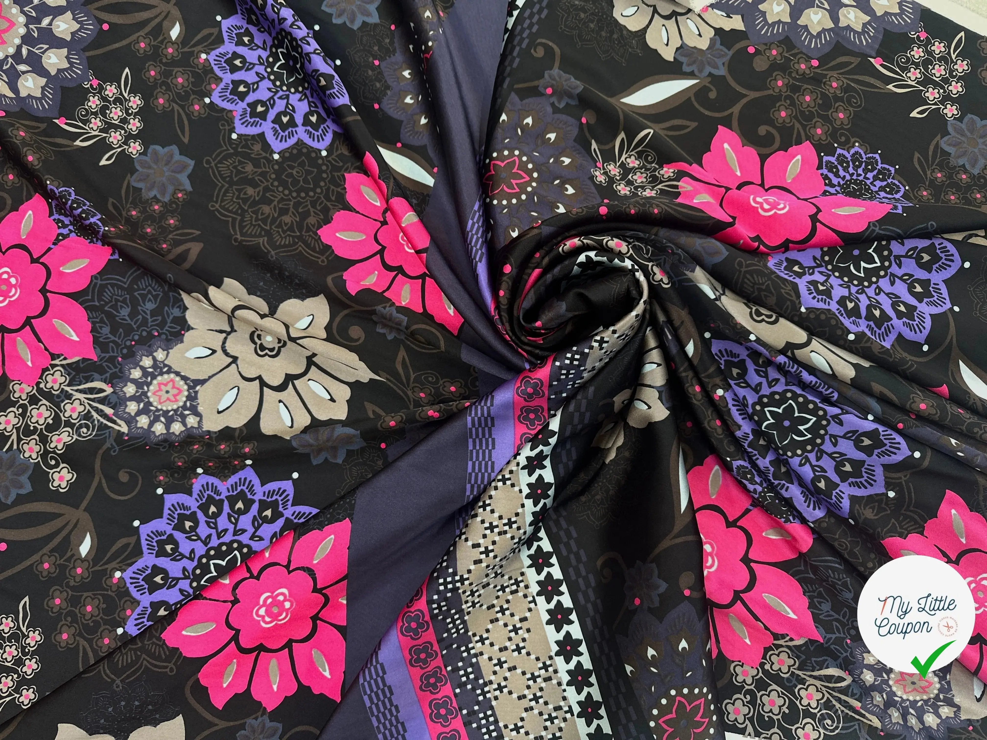 SATIN DE SOIE ITALIE FIORI MLC INTERN