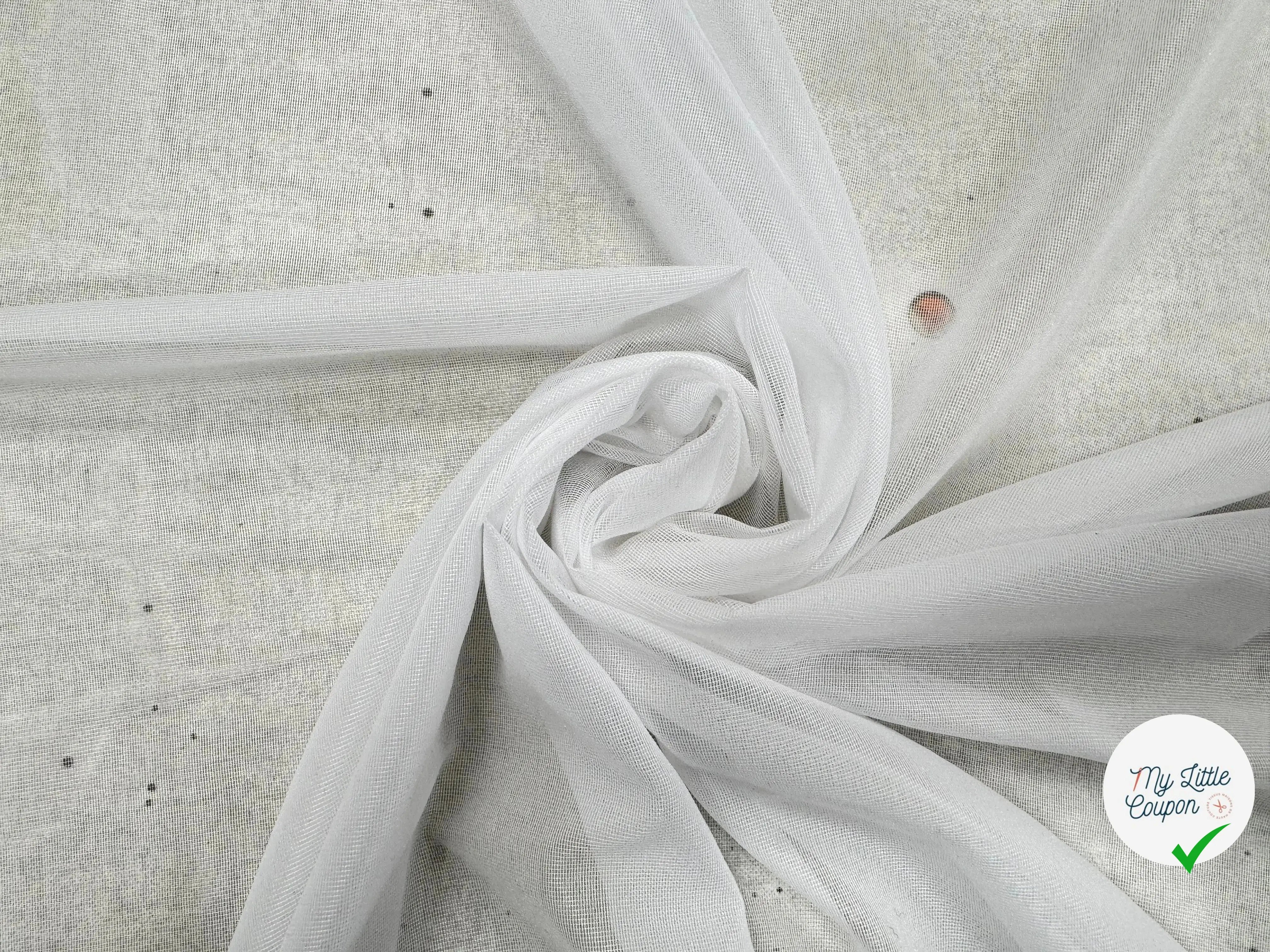 THERMOCOLLANT MAILLE TISSÉ BLANC - My Little Coupon
