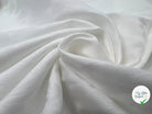 TISSU COTON DAMASSÉ BLANC BEIGE MSO