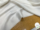 TISSU COTON SATINÉ BLANC CASSÉ 27% SOIE - My Little Coupon