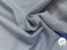 TISSU GAUFRÉ À PETITES RAYURES BLEU CIEL - My Little Coupon