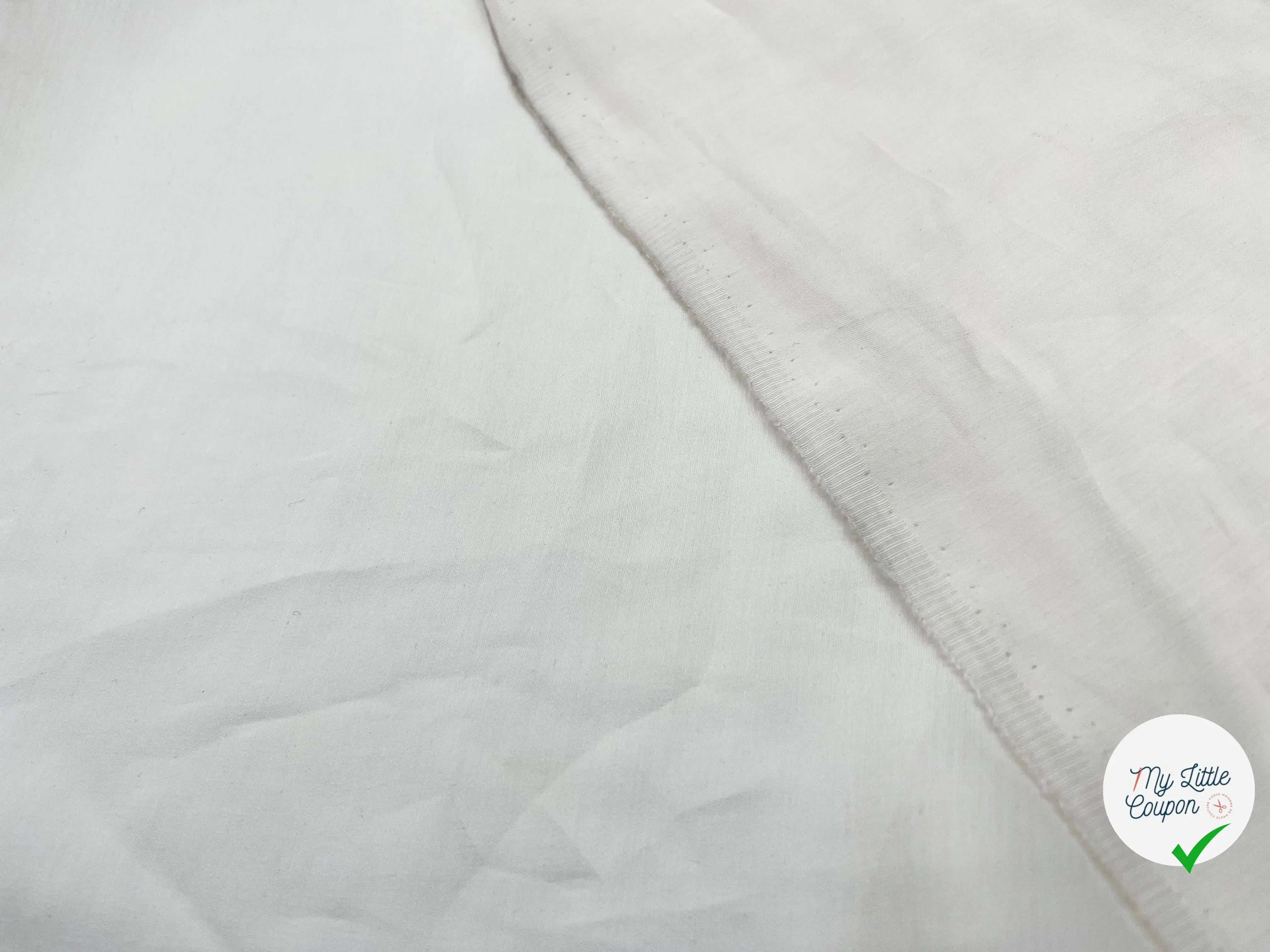 TISSU LYOCELL® BLANC CASSÉ - My Little Coupon - tissu - coudre