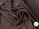 TOILE VISCOSE  FROIDE  CHOCOLAT MSO