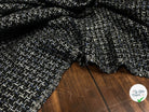 TWEED BLACK & BLUE 19%VISCOSE - My Little Coupon