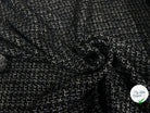TWEED BLACK & BLUE 19%VISCOSE - My Little Coupon