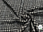 TWEED BLOUCLETTE TEXQUEBEC 25% LAINE NOIRBLANC PIED DE COQ - My Little Coupon
