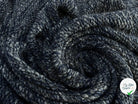 TWEED BOUCLETTE DE COTON BLEU GRIS - My Little Coupon
